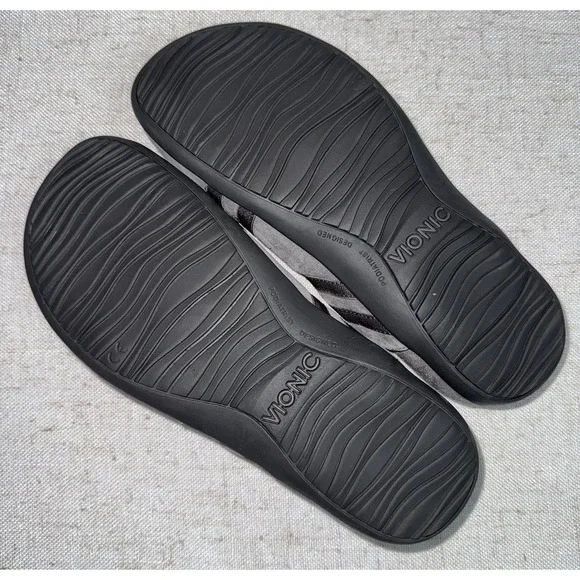 Vionic Claire Gray Mules - Picture 3 of 7